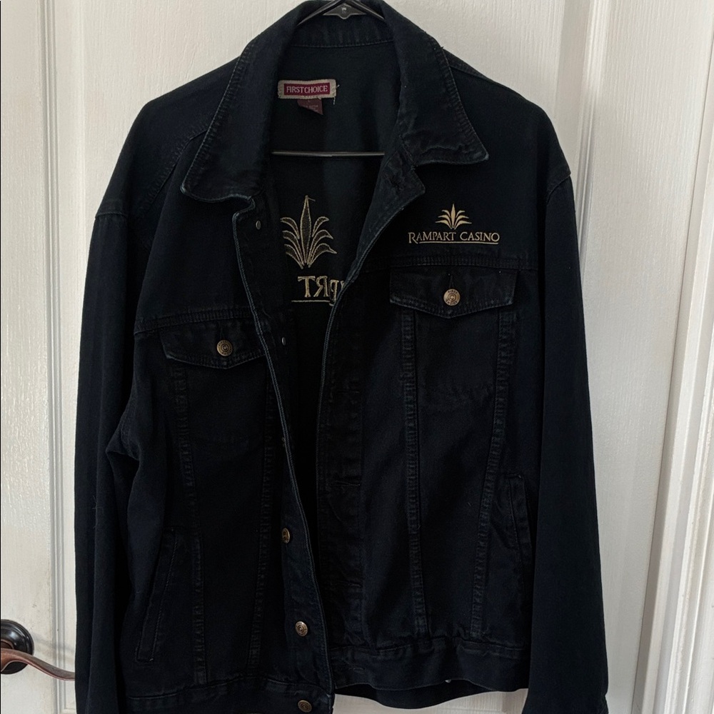 Men's Black Denim Jacket